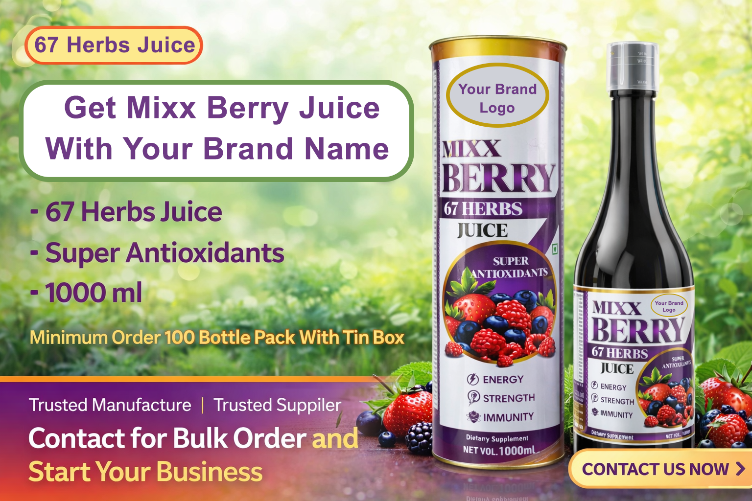 Multi Berry Juice Franchise
