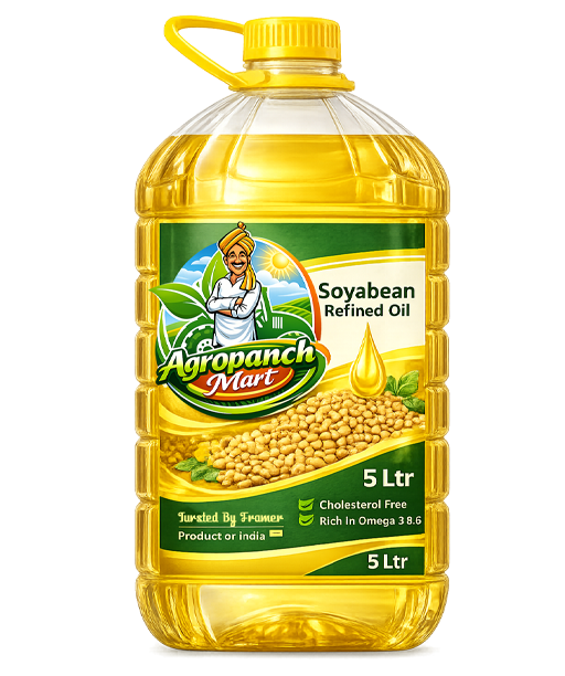 Healthy & Tasty Refined Soyabean Oil 5 Ltr