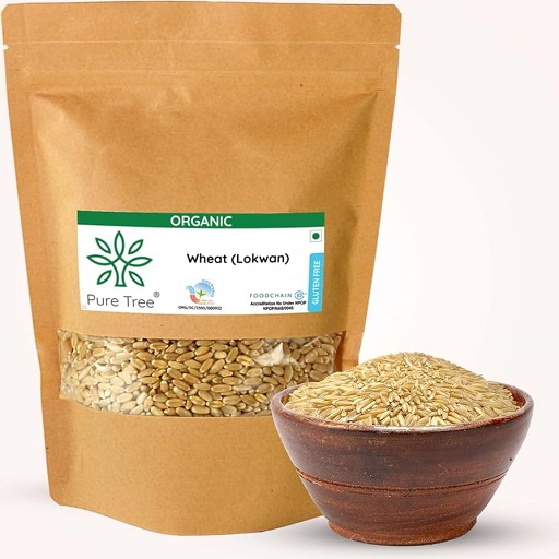 Pure Tree Certified Organic Lokwan Whole Wheat 1 kg
